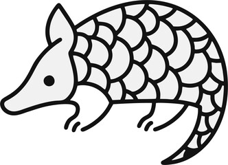 A pangolin 