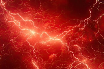 Abstract fiery lightning background
