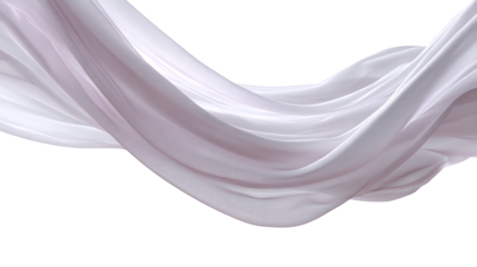 Ethereal Fabric in Motion: Soft, flowing fabric gently curves and floats, creating an elegant and airy visual symphony, capturing the essence of delicate movement.