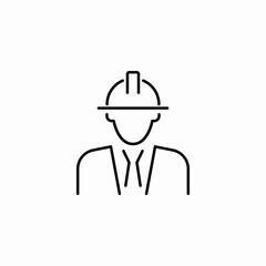 construction manager icon sign vector