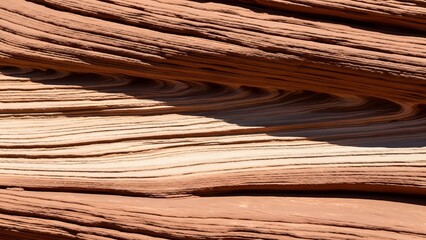 Intricate Layered Rock Formations A Close-Up View of Natural Sedimentary Patterns