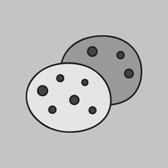 Delicious Chocolate Chip Cookies Icon