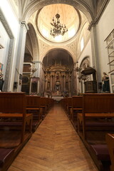 Fototapeta premium View of the church of San Jose in Morelia, Mexico