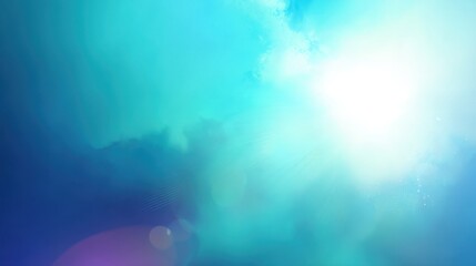 Obraz premium Vibrant Abstract Blue Background with Soft Light Effects and Cloud-Like Patterns for Creative Design Projects and Digital Art Use