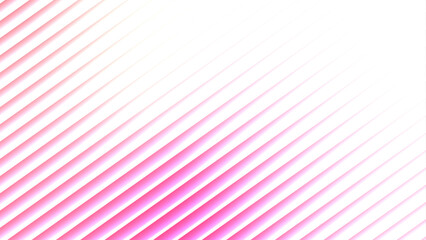 Fototapeta premium Soft pink color strips fractal glass gradient on white background. Modern trendy texture for backgrounds, banners, poster, presentations. Vector graphic design element.