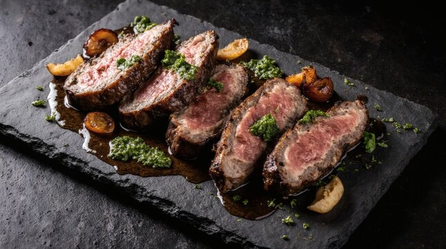 Argentine Asado Grill Plate Composition