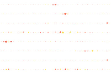 Abstract digital background with colorful stars and dots forming horizontal lines on a dark backdrop, creating a festive and celebratory pattern.