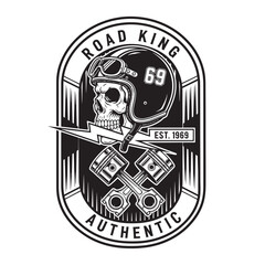 Motorcycle vintage logo emblem vector.eps