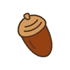 手書き風のアイコン　どんぐり