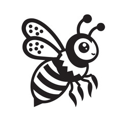 bee logo vector