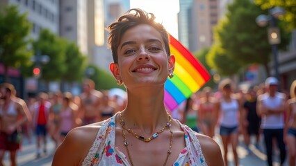 Embrace of Colors - A Joyful Celebration of Gender Fluidity and LGBTQ Pride