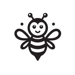 bee logo vector