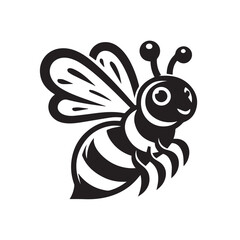 bee logo vector