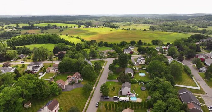 Aerial View of Amesbury, Massachusetts