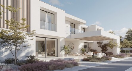 Modern Architectural Design with Outdoor Living Spaces