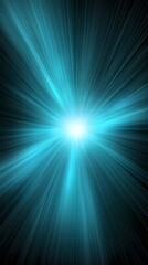 Obraz premium Abstract Glowing Blue Light Ray in Dark Grainy Background