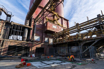 Equipment of steel works, The workshop and equipment of the steel mill