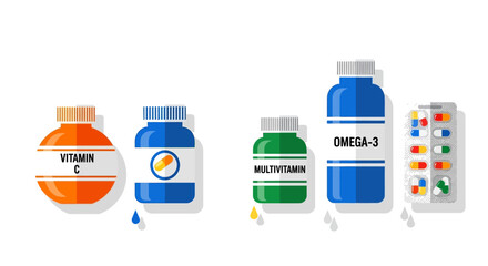 Essential Vitamin and Supplement Collection for Health and Wellness