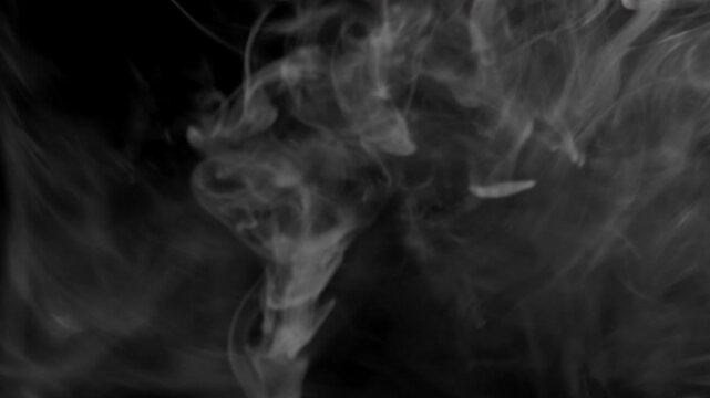 Realistic Smoke Transition with cinematic density and fog diffusion.