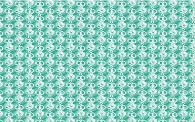 vector seamless pattern with flowers