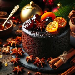 Black Cake Traditional Rum Fruit