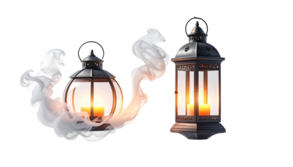 Two Large Polygonal Crystal Gems or Game Assets in Bright Pink and Blue Colors