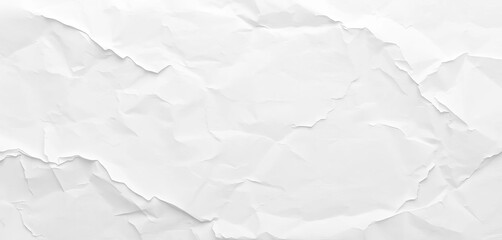 Obraz premium Subtle, crinkled white paper texture ideal for backgrounds and design elements, blank, overlay texture