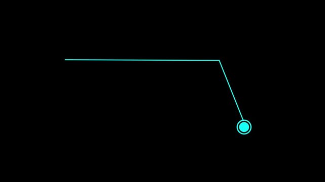 HUD call out elements pack animation on black background. Call Out on black background Simple HUD elements frame lines call-out animation