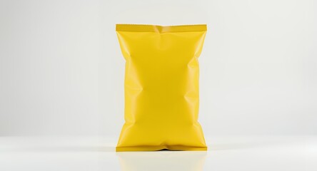 Yellow Food Packaging Mockup for Product Presentation and Branding