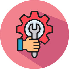 Maintenance isometric icon