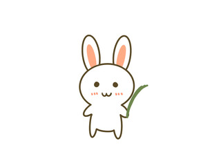 cute rabbit character
