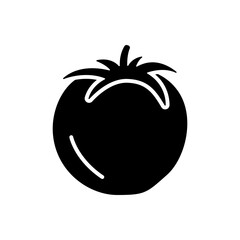 Fresh tomato vegetable cooking food flat icon