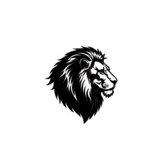 Lion Head Silhouette