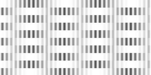 Black and white striped halftone gradient. Fading line gradation background. Repeating strip pattern backdrop. Parallel lines wallpaper for overlay, print, cover. Vector Doppler effect concept