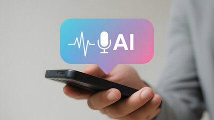 Unlock future communication with AI voice technology accessed via smartphone interaction
