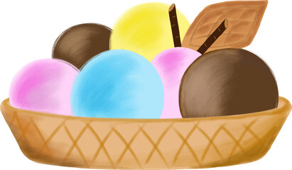 ice cream box all variant