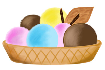 ice cream box all variant