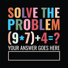 Solve the problem