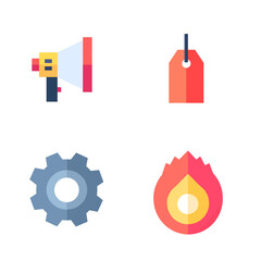 vector illustration of a set of icons