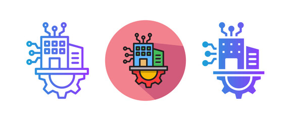 Digital Business multiple icon