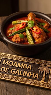 Moamba de Galinha in Clay: A Vibrant Angolan Stew Crowned by Chokwe Artistry