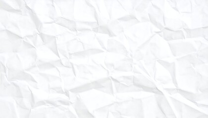 Obraz premium Wrinkled white paper texture