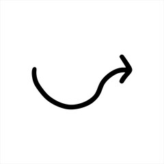 arrow doodle handrawn vector