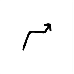 arrow doodle handrawn vector