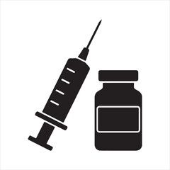  Stethoscope silhouette black vector icon for healthcare