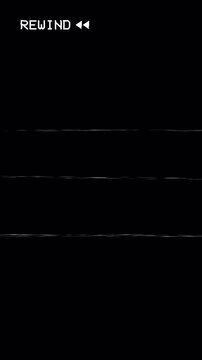 Rewind Tape Noise &ndash; VHS Retro Distortion Flicker 4K