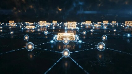 Global social network connection illustration