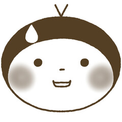 A cute, round, brown icon with no apparent gender that's easy to use.