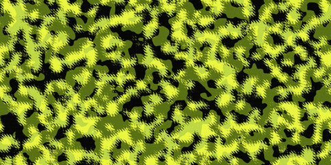 Realistic camouflage pattern design 