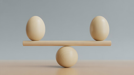 Achieve balance with eggs, symbolizing equilibrium, harmony, and stability in life and business